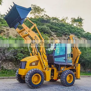 Mini Tractor Backhoe Wheel Loader New Backhoe Excavator Loader Price for Sale thumbnail-4