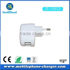 Dual Port USB 220v Wall Usb Charger Adapter EU Socket Mobile Phone Travel Charger Usb Travel Charger thumbnail-6