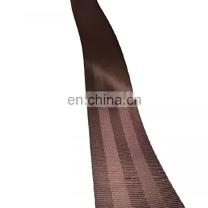 Hot Sales Durable Brown Color 47mm High Tenacity OEM Fabric Woven Polyester Webbing Strap for Airplane Car Seat Belt thumbnail-4