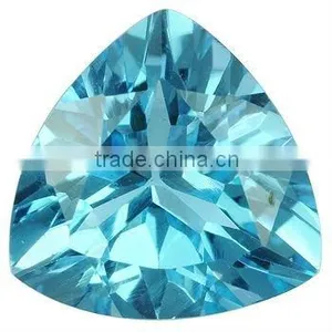 London Blue Topaz Cabochon Loose Calibrated Briolettes Faceted Cut thumbnail-5