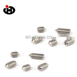 JINGHONG SS 304 Slotted Set Screws With Cone Point DIN 553 thumbnail-3