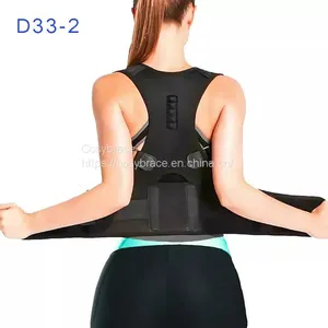 Amazon Hot Sale Neoprene Magnetic Lumbar Support Belt Posture Corrector Back Brace thumbnail-1