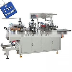 PCL450S Automatic Coco Cola Plastic Cup Lid Making Machine, Cold Hot Drink Container Cover Forming Machine With Security Cover thumbnail-1