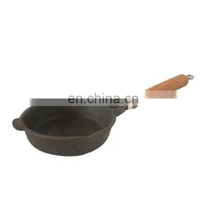 China Manufacturer Colorful Enamel Coating Cast-iron Skillet thumbnail-1