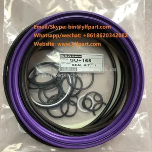 Soosan Breaker Seal Kit Hydraulic Hammer Oil Sealing Seals Repair SU+55,SU+85,SU+105,SU+125,SU+145,SU+155,SU+165,SU85TR thumbnail-1