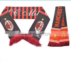 Soccer Fan Scarf, Custom Print Knitted Football Scarf thumbnail-1