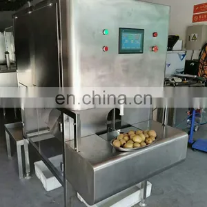 Shanghai Factory Multi-function Automatic Citrus Fruit Orange /lemon Peeling Machine/ Lemon Peeler With Ends Cutting thumbnail-2