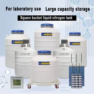 Netherlands Liquid Nitrogen Cell Culture Storage KGSQ Cryogenic Liquid Nitrogen Container thumbnail-1
