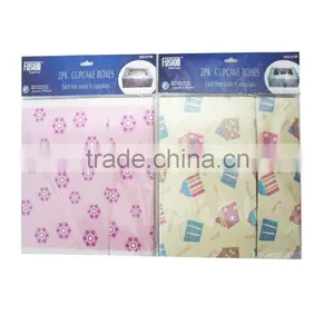 China Custom Cheap E-co Friendly Mini Paper Printing Folding House Shape Cupcake Boxes thumbnail-2