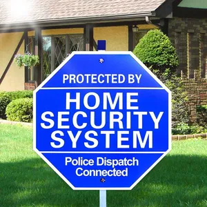 Home Security Signs for Yard,Protected By Home Security System Signs for Yard thumbnail-1