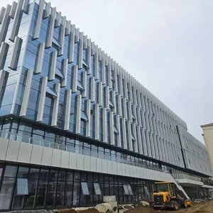 One-stop Service for Customized Installation of Outdoor Fluorocarbon Paint Aluminum Panel Curtain Walls and Aluminum Single-panel Exterior Walls thumbnail-5