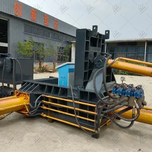 Horizontal Hydraulic Metal Baler Machine for Scrap Metal Recycling Plant and Scrapyard High Density Compression thumbnail-1