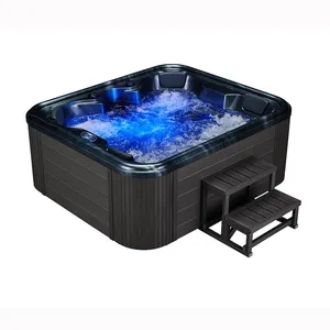 Chromotherapy Whirlpool Bathtub for Bathroom Azerbaijan Constanttemperatureheatingensuresacomfortablesoakingexperienceallyearround. thumbnail-3