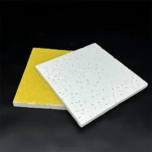 Acoustic Mineral Fiber Ceiling Tile for Commercial Building Soundproofing thumbnail-4
