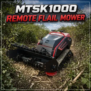 Vigorun Low Maintenance Flail&Hammer&Mulcher Remote Mower MTSK1000 Industrial 4-Stroke Replaceable Attachment thumbnail-1