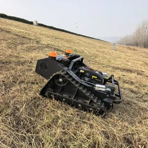 Vigorun VTLM800 Remote Control Slope Lawn Mower Continuous Operation Ready Tracked Chassis Robot Brush Cutter thumbnail-2