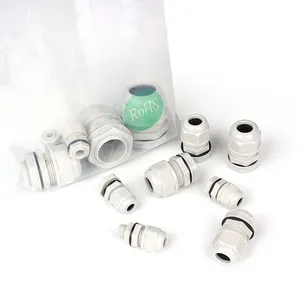 White Nylon Cable Gland With Metric Thread (M8, M10, M12, M16, M50) thumbnail-2