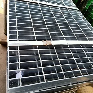 Steel Grating Plate G255/30/100, Drainage Cover Plate for Community Gardens, Hot-dip Galvanized Steel Grating thumbnail-4