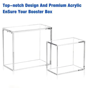 Clear Acrylic Box for Pokemon Booster With Strong Magnetic Closure UV Protected ETB Display Case for Retail for Showcase Use thumbnail-5