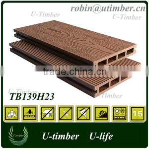 2.8meter Low Maintenance WPC Roof Garden Decking thumbnail-1