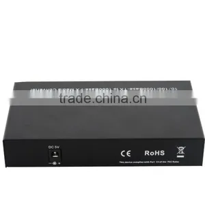 4 Optical 2 Utp Ethernet Media Converter Fiber Switch thumbnail-3
