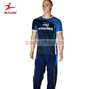 Breathable Sublimation Printing Short Sleeve O Neck Rugby Jersey Wear Shirts thumbnail-2