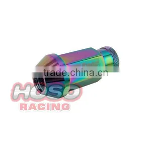 D1 Neo Chrome M12X1.5 Forged Aluminum L:52MM Wheel Lug Nuts thumbnail-5
