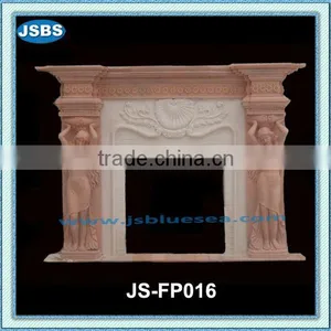 Red Marble Statue Friepalce Mantel thumbnail-1