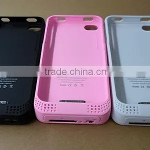 2014 New Arrival!! External Backup Battery Case , Top Quality External Battery Case, Battery Case for Mobile 4 4s thumbnail-1