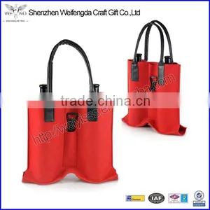 Fashion Cheap Red Felt Wine And Accessory Bag thumbnail-1