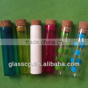 Glass Test Tube With Cork Glass Tube 100mm thumbnail-1