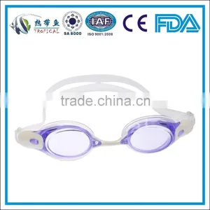 Custom Competition Swimming Goggles in Blue Lens , Triathlon Swimming Goggles , Waterproof Swimming Goggles thumbnail-5