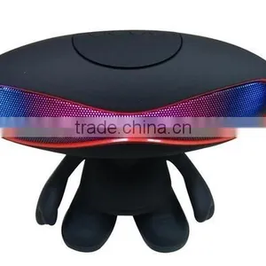 2015 New Hot Selling Doll Stand Football LED Bluetooth Speaker Support TF Card USB Phone Radio Aux thumbnail-4