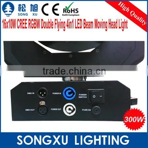 2015 Newest 16x10w Cree Rgbw 4in1 Led Moving Head Beam Magic the Gathering for Stage Lighting Quality Choice thumbnail-4