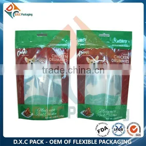 Gravure Printing Surface Handling and Plastic Material Zipper Pet Food Pouch thumbnail-1