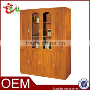 Modern Design Large File Cabinet Glass Door Home Office Filing Cabinet F04 thumbnail-1