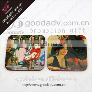 Wholesale Square Beer Drink Custom Made Coasters Printing Your Own Design thumbnail-1