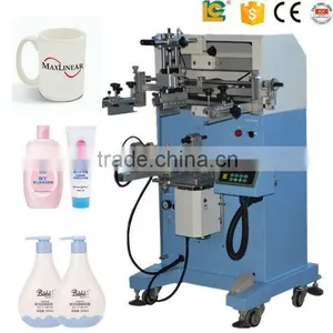 China Supplier 2016 Glass Bottle Tube Cup Paper Box Silk Screen Printing Machine for Sale LC-PA-300E thumbnail-1