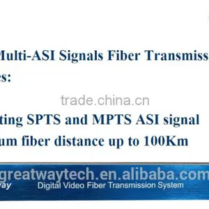 GASI Multi-ASI Signals Fiber Transmitter and Fiber Receiver/fiber Link Has Excellent Transmission thumbnail-1