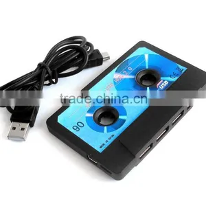 Magnetic Tape Hub 4-Port USB 2.0 Hub Power Station thumbnail-3