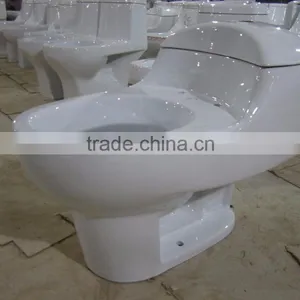 Ceramic Single Piece Washdown Toilet/ Cheap One Piece wc Toilet thumbnail-4
