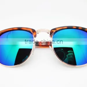 Custom Your Own Sunglasses Metal Sunglasses Greeen Mirro Sunglasses thumbnail-4