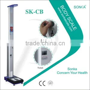 SK-CB With Ultrasonic Sensor Body Digital Glass Weighing Scale thumbnail-1