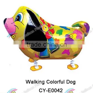 Colorful Assorted Dog Walking Animal Pet Balloon Helium Airwalker Birthday Kid Toy thumbnail-1