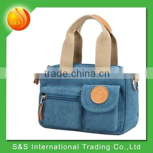 2015 New Product Canvas Ladies Handbag Manufacturers thumbnail-3