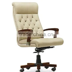 Furniture High Back Armrest Ergonomic Leather Executive Office Chairs With Wheels GZH-SJ1003 thumbnail-1