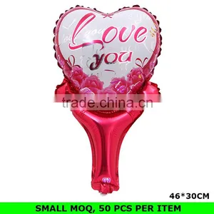 Wholesale Mini Round Shape Chirismas Santa Claus Mylar Inflatable Clap Stick Balloon thumbnail-5