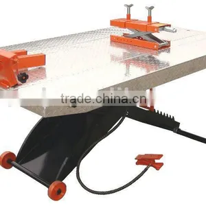 Air Hydraulic Motorcycle Lift 1500lbs (Aluminum Plate) thumbnail-1