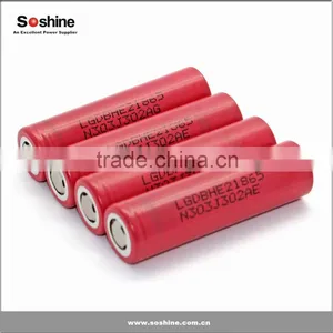 High Quality LG HE2 18650 2500mah Battery, Perfect for Electronic Cigarettes thumbnail-4