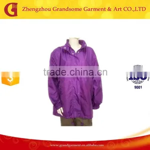 Purple Waterproof Raincoat for Women thumbnail-1